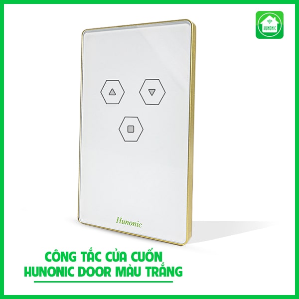công tắc cửa cuốn hunonic door màu trắng-min
